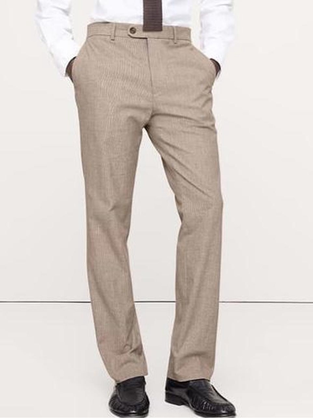 Banana Republic Men's Light Beige Dress Pants